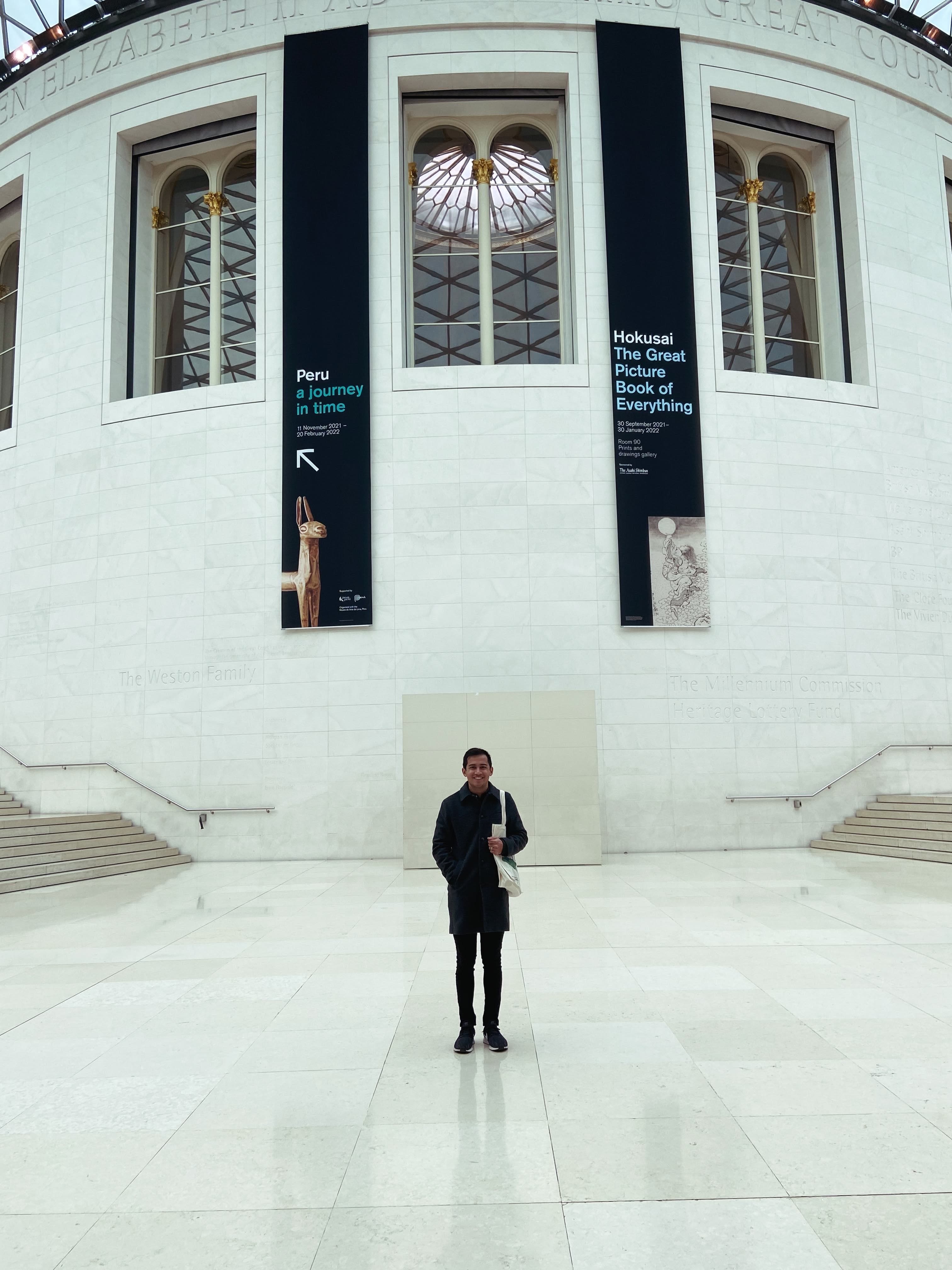 Me in London at the british museum